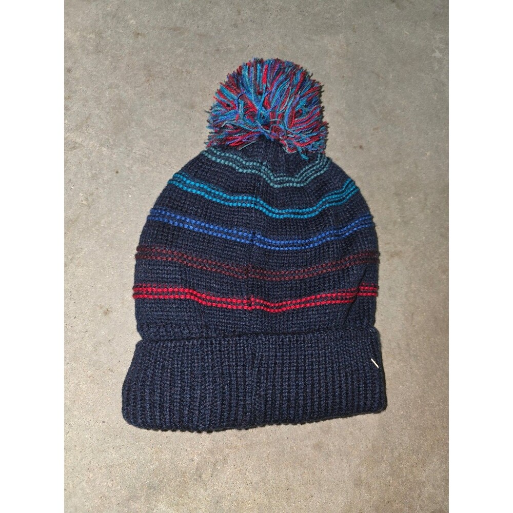10 for $25!!!NEW!!! Cat & Jack Multicolor Striped Pom Pom Knit Beanie boys 2t-5t